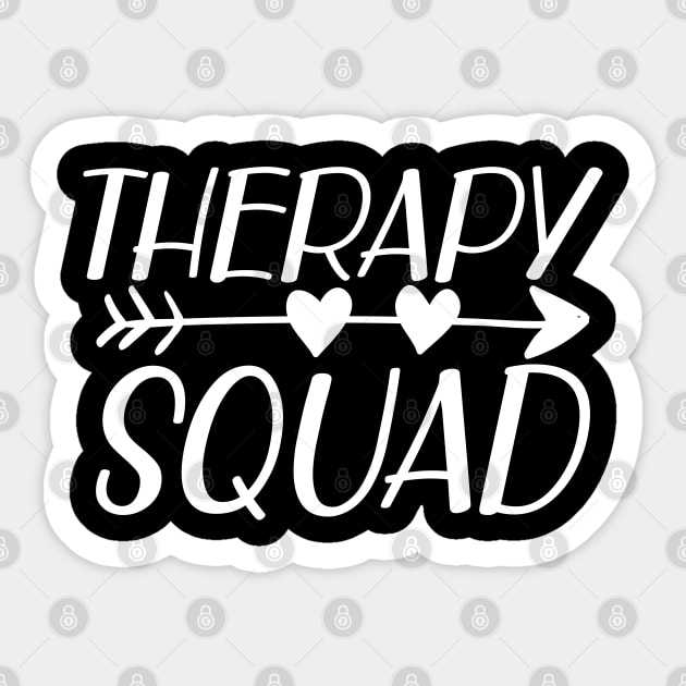 Therapy Squad Sticker by KC Happy Shop